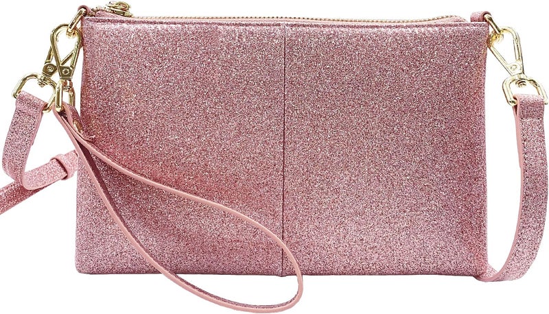 Beurlike Leather Wristlet Wallet Clutch Purses For Women Small Crossbody Phone Bags - Image 5